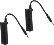 KAILIKETIY 2pcs Guitar Effects Adapter Reliable Electric Guitar Interface Multi Functional Sound Effector Compatible with Products Easy Setup for Musicians