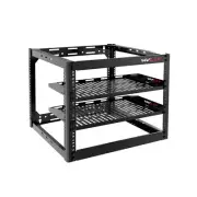 Vivlly Open Frame 10U Rack for Networking, Servers, Audio, and Video Equipmen...