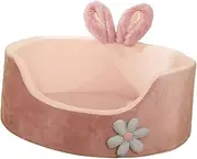 ＫＬＫＣＭＳ Dog Bed Kennel Anti Slip Bottom Snooze for Cats or Small Dogs Sleeping House Pet Dog Cat Warm Bed for Cats Puppy Kitten, M