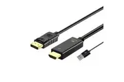 HDMI to DP Adapter/Converter 4K 60Hz HDMI Male to DisplayPort Male for PC Laptop Xbox One 360 NS Mac Mini