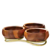 Nambe Braid Gold Condiment Server