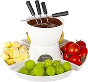 UMLIPOT Cheese Fondue Mini, Chocolate for Fondue, Fondue Set, Cheese Fondue, Sweet Fondue Cup for Cheese Fondue Family Dinner Dessert Picnics Birthday Parties Holiday Parties