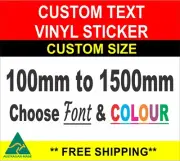 CUSTOM DECAL, Vinyl Sticker, Name, number, Personalised signs for vehical/shop