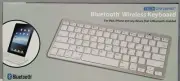 Tech Universe Bluetooth Wireless Keyboard For IPad. IPhone & Bluetooth Enabled.