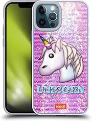 Head Case Designs Officially Licensed emojiｮ Magical Unicorn Sparkles and Pastels Soft Gel Case Compatible with Apple iPhone 12 Pro Max