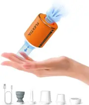Portable Air Pump with Camping Lantern Tiny Pump 2X 4kPa Air Pump