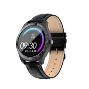 1.3 Inch Full Circle Smart Sport Watch IP67 Waterproof, Support Real-time Heart Rate Monitoring / Sleep Monitoring / Bluetooth / Alarm Clock (Black)