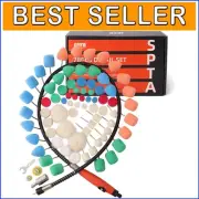 Versatile 77Pcs Mini Buffing Pad Kit with Wool & Foam for Precision Polishing