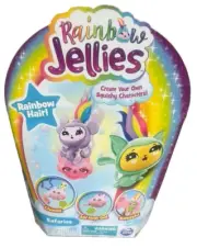 Rainbow Jellies Safaries Rainbow Hair Create Your Own Squishy Character New