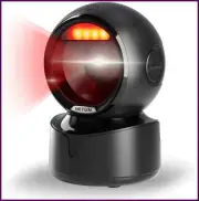 Desktop 2D QR Barcode Scanner, A5 Hands-Free Omnidirectional USB Barcode