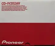 PIONEER CD-IV202AV VGA Interface Cable Kit for iPhone 5 & Select receivers