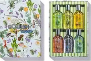 Squish Town - Discovery Bathing Gift Set (6 x 100ml) Shower Gel and Body Wash | Paraben Free | Vegan | with 100% Natural Essential Oils | All Skin Types | Men and Women