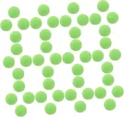 CIYODO 50pcs Round Ball Launch Balls Eva Soft Foam Balls for Shooting Game Reusable Wear-Resistant Toy Balls