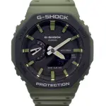 【CASIO 卡西歐】G-SHOCK 農家橡樹雙顯手錶(GA-2110SU-3ADR)
