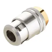 Heavy Duty Lock-On Air Chuck for Large Bore Valve with 1/4" FNPT and 12V1 Stem Q