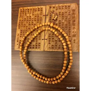 台灣肖楠108顆念珠（手珠、佛珠）
