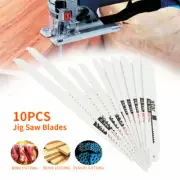 10pcs Reciprocating Saw Blade Jigsaw Blades Set for Cutting Wood Metal-.-