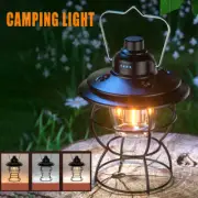 Outdoor LED Camping Lamp Rechargeable Retro Hanging Lantern Lamp For CampingTent