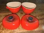 Le Creuset Petite Apple Casserole, SET OF 2, Cerise Red, 13oz