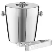 Maxwell & Williams Cocktail Co. Ice Bucket With Lid Tongs - Stainless Steel 1.2L