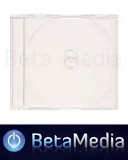 2 x Jewel CD Cases with Clear Tray Single Disc - Australian Standard Size case