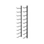 Two Bottle Deep Wall Mounted Wine Rack - 18 Bottles