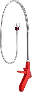 Drain Unclogging Snake Tool - Flexible Pipe Cleaner with Grabber Claw, Manual Sewer Rod |Tubing Cleaner for Bathroom Sink, Toilet, Hair Blockage, and Plumbing Repair