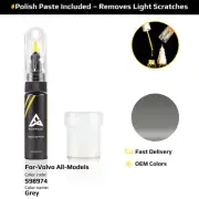 Touch Up Paint For Volvo All Models S98974 Grey With Polish Paste