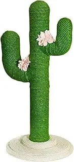 Cat Scratching Post - Wear Resistant Cactus Scratch Posts for Indoor Cats, Premium Jute Rope Scratch Posts for Kittens, Sturdy Small Cat Scratch Pole(Small)