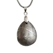 38.9G Muonionalusta meteorite Necklace pendant TC286