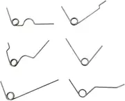 TUOREN 6Pcs Harmonica Springs Set Compatible with Hohner Harmonica Spring Part