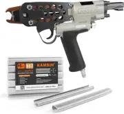 High-Capacity Ergonomic Hog Ring Stapler - Perfect for Cages, Mattresses & More