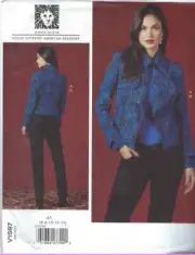 Vogue Designer Sewing Pattern 1597, Anne Klein Jacket and Pants, 6 -14, Uncut