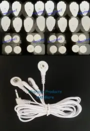 ELECTRODE LEAD CABLE (3.5mm Plug) + 16LG+16SM Compatible w/ OMRON PM3030, TENS