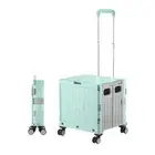 Handcart Trolley Noiseless Versatile Shatter-resistant Collapsible Crate Rolling