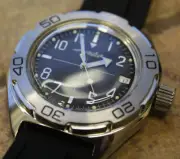 Vostok Amphibian Diver Mechanical Automatic Winding Wrist Watch 670921