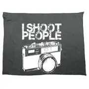 Shoot People White - Funny Novelty Soft Sport Microfiber Towel