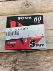 Sony mini DV tape Digital Video Cassette 60 minutes 5 PACK - NEW DVM-60PR