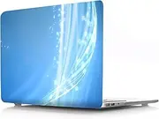 IVY Colorful Flowing Light Crystal Hard Shell Cover for MacBook Pro 15 inch Case (Retina, A1398, 2012-2015 Release),Anti-Slip Pads,Ultra Thin & Lightweight Protective Case - Blue