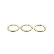 A Pack of Hammered Rings, Copper, Brass and Gunmetal Hoops-Rings, Rings/Circles