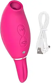 Vibrator Silicagel Oral Vibrator Tongue Licking 10 Vibrating Sex Toys For Women Nipple Clitoral Masturbation Cute Clitoral Vibrator