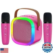 OUTUVAS Karaoke Microphone Machine for Kids Adults, 4-12 Years Old Girls Chri