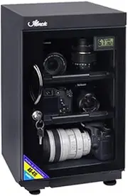 DSONE 40L Electronic Moisture-Proof Dehumidify Dry Cabinet Box Anti-Mold Storage for Digital Camera Gear DSLR SLR Lens Equipment & Electrical Components with 2 Drawer, 3 Foam Pad