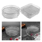 3x Air Fryer Rack Mesh Basket Set Dehydrator Rack Stackable Air Fryer Basket