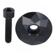 Stylish Bike Headset Top Cap Cover with Screw smooth PVD coating Black color