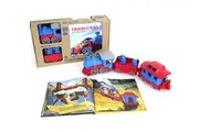Green Toys Train Storybook Set - Pretend Play, Motor Skills, Reading, Kids Toy Vehicle Gift Set. No BPA, phthalates, PVC. Dishwasher Safe, Recycled Materials, Made in USA.