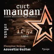 Curt Mangan Phosphor Bronze Acoustic Guitar Strings; gauges 11-52