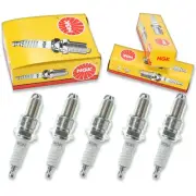5 pcs NGK Standard Spark Plugs for 1984-1987 Audi 4000 Quattro 2.2L L5 - vc (for: Audi)