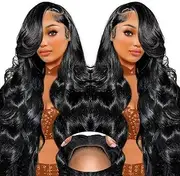 EECBN Wear and Go Glueless Human Hair Wigs Pre Cut 220% Density Lace Front Human Hair Wigs 7x5 HD Lace Closure Human Hair Glueless Wigs