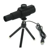 Smart Digital Telescope Usb Microscope Video Camera Playback Function Live Streaming(Black)